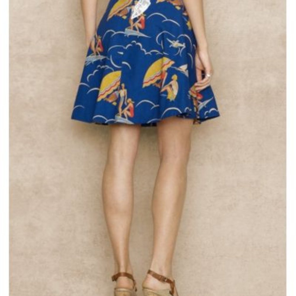NWT Ralph Lauren Mikaela Retro Print Skirt - Picture 3 of 16